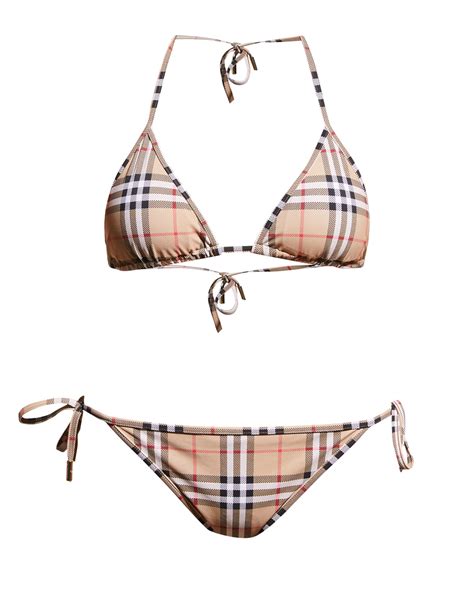 burberry 3 piece set|burberry cobb triangle bikini.